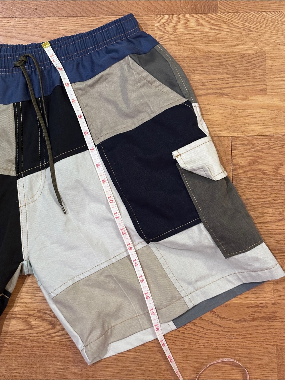 Handmade patchwork shorts - Picture 5 of 5
